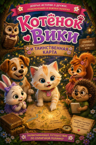 Котёнок Вики и таинственная карта