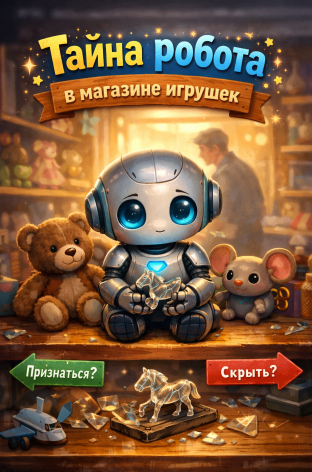 Тайна робота в магазине игрушек
