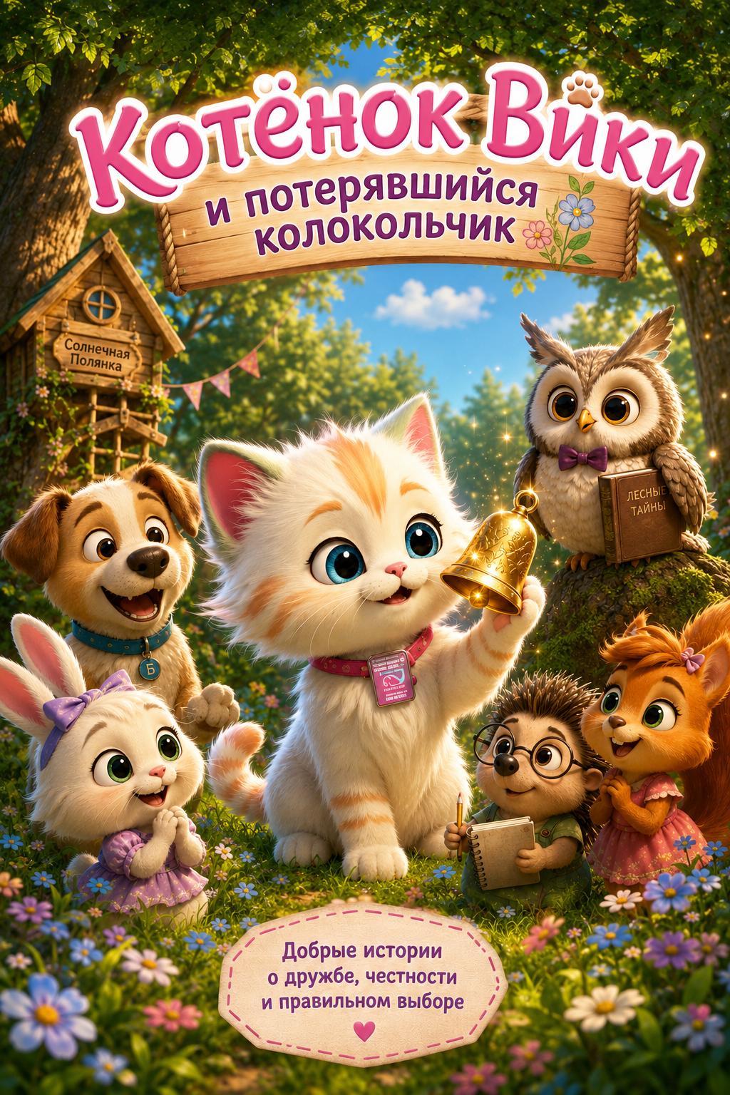 Котёнок Вики и потерявшийся колокольчик