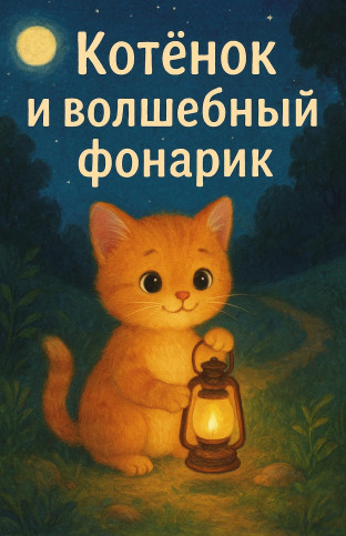 Котёнок и волшебный фонарик