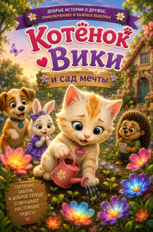 Котёнок Вики и сад мечты