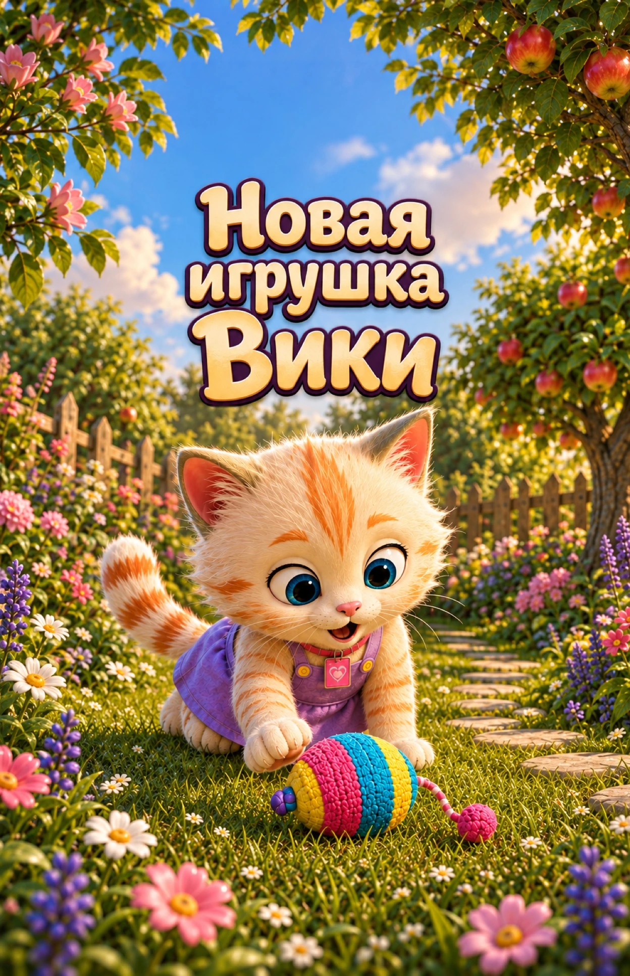 Новая игрушка Вики