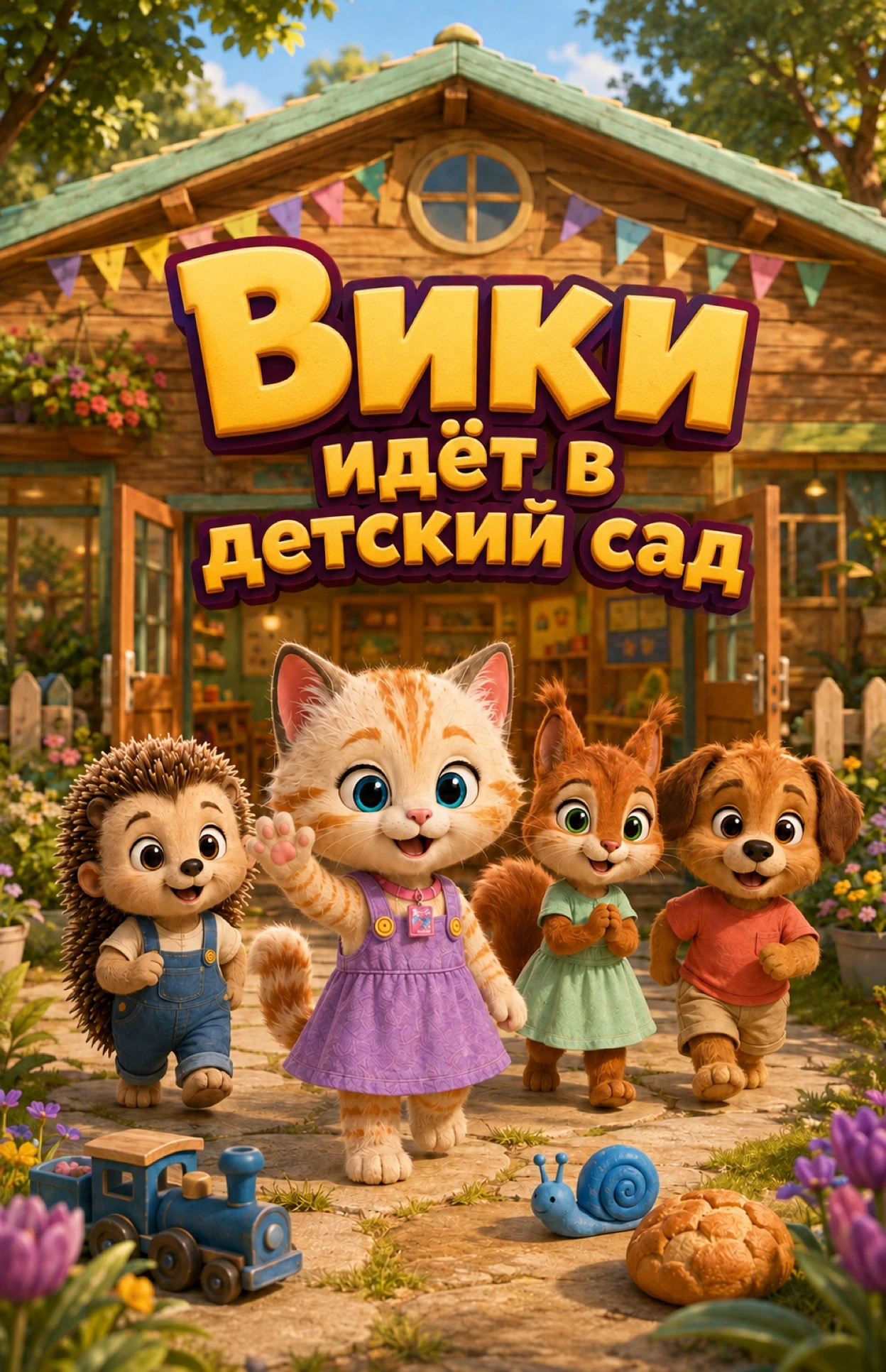 Вики идёт в детский сад