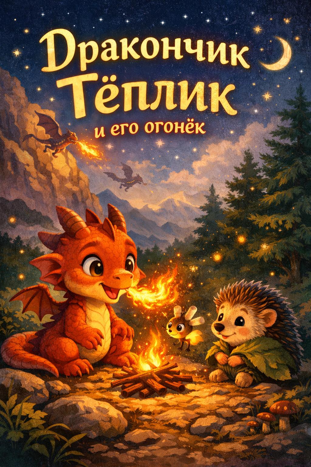 Дракончик Тёплик и его огонёк